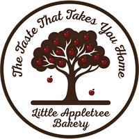 Little Appletree Bakery logo — an apple tree in a circle